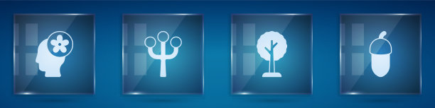 将人头和花放在花树内图片下载