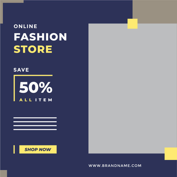 干净的极简主义设计社交媒体发布推广图片下载