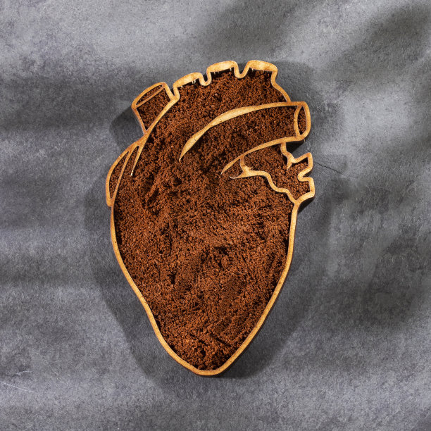 磨碎的咖啡豆-美味的哥伦比亚咖啡。Coffea图片下载