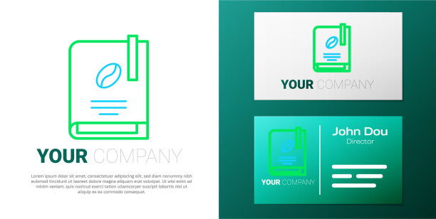 行咖啡书图标孤立在白色的背景图片下载