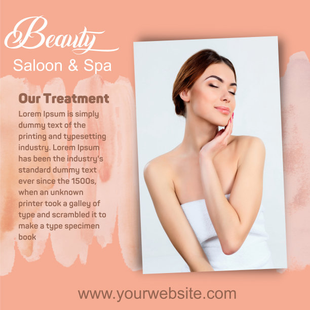 化妆美容社交媒体贴模板图片下载