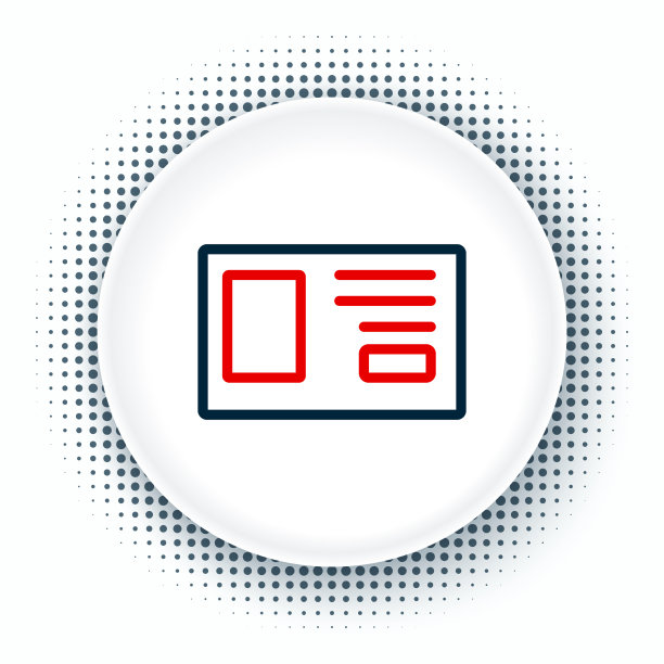 线标识牌图标隔离在白色上图片下载