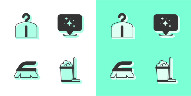 设置拖把和桶衣架衣柜刷图片下载