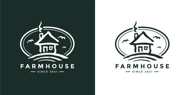 农舍标志图标图片下载