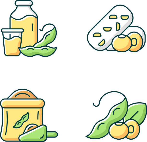 豆粕RGB颜色图标设置图片下载