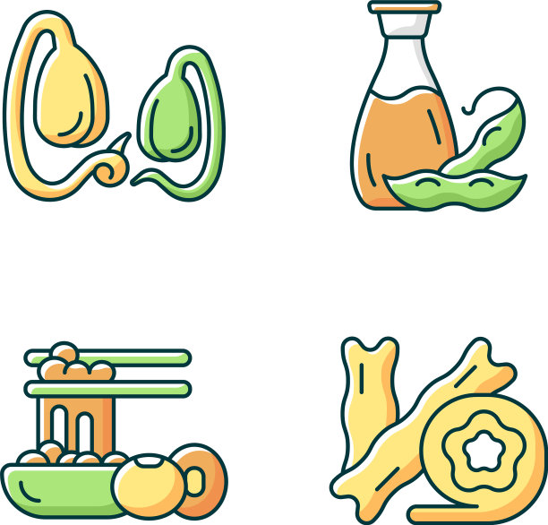 豆粕RGB颜色图标设置图片下载