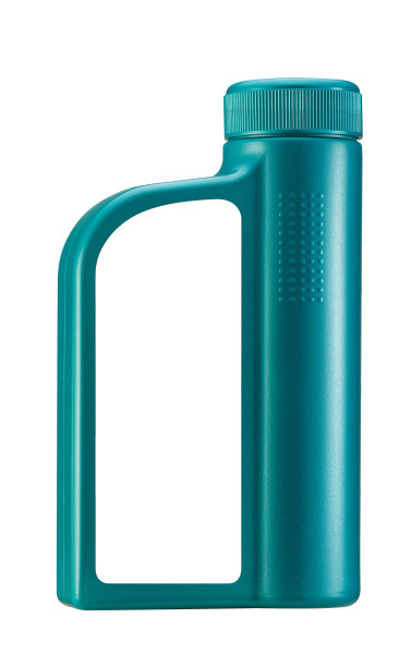 汽车滤油器和发动机油瓶被隔离在白色背景上图片下载