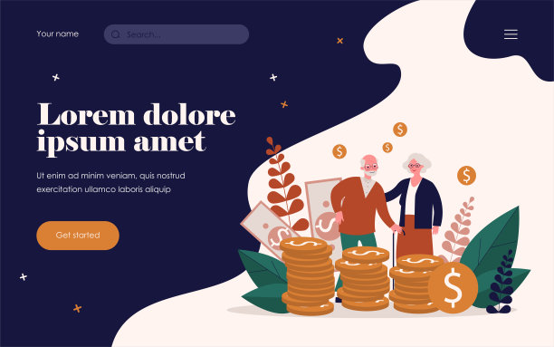 老夫妇和他们的积蓄图片下载