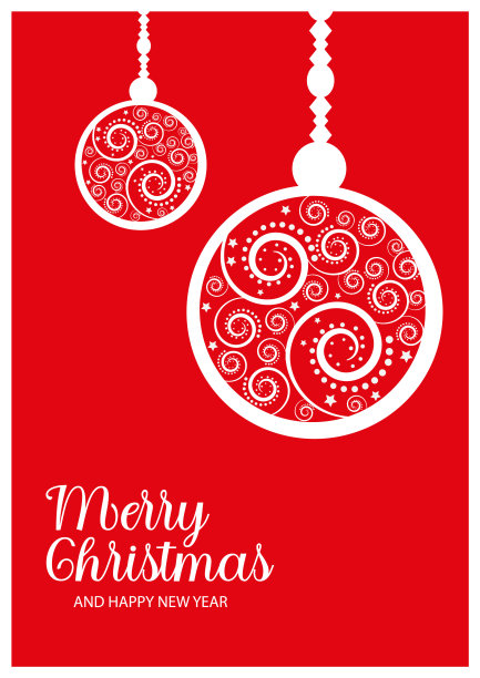 现代通用艺术模板。圣诞快乐公司节日贺卡和请柬。花卉框架和背景设计。矢量插图。图片下载