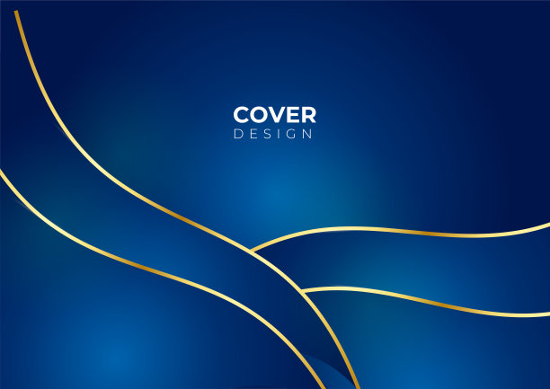 蓝色背景。抽象模板蓝色几何对角线背景与黄金线。奢华的风格。矢量插图的游戏背景，技术设计，业务介绍图片下载