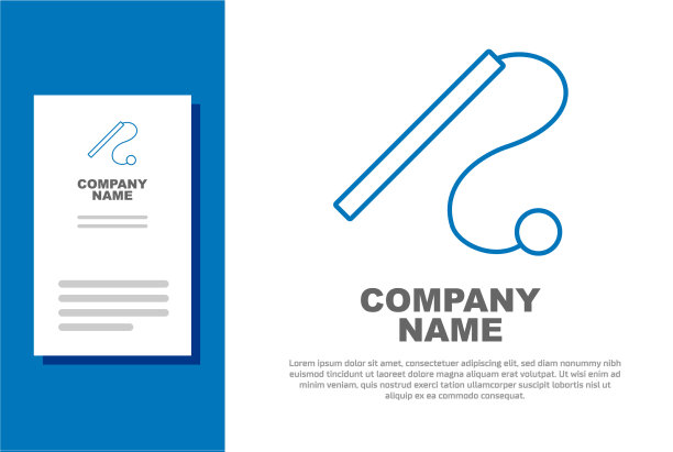 蓝色宠物猫玩具图标孤立在白色背景图片下载