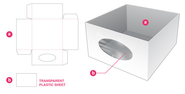 包装盒模切模板图片下载