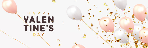 背景与氦气球图片下载