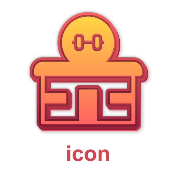 金色的体育馆建筑图标孤立在白色图片下载