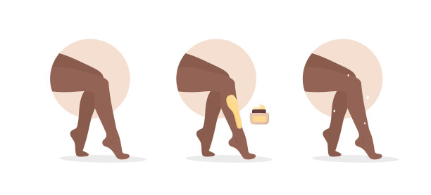 脱毛蜡脱毛完美光滑图片下载