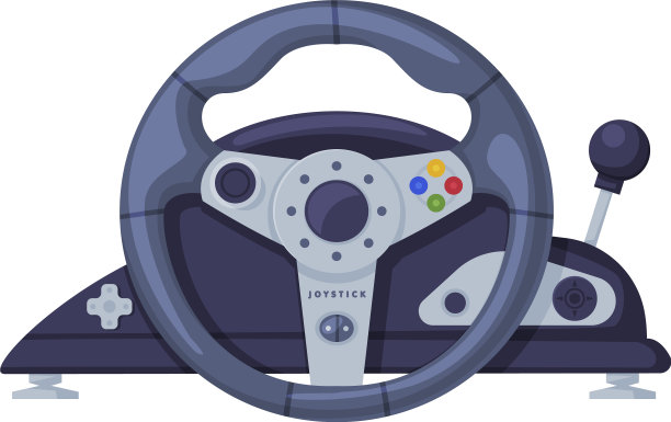 赛车方向盘游戏控制器视频游戏图片下载