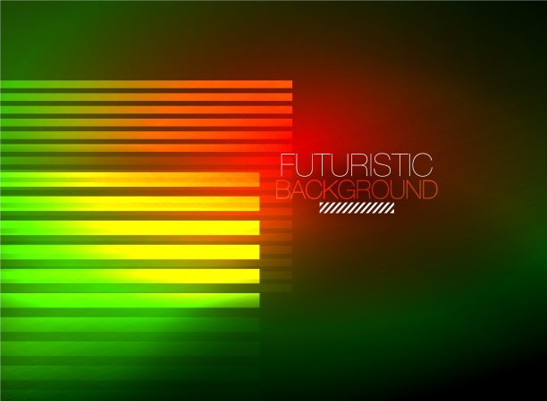 明亮的霓虹灯色彩技术抽象背景图片下载