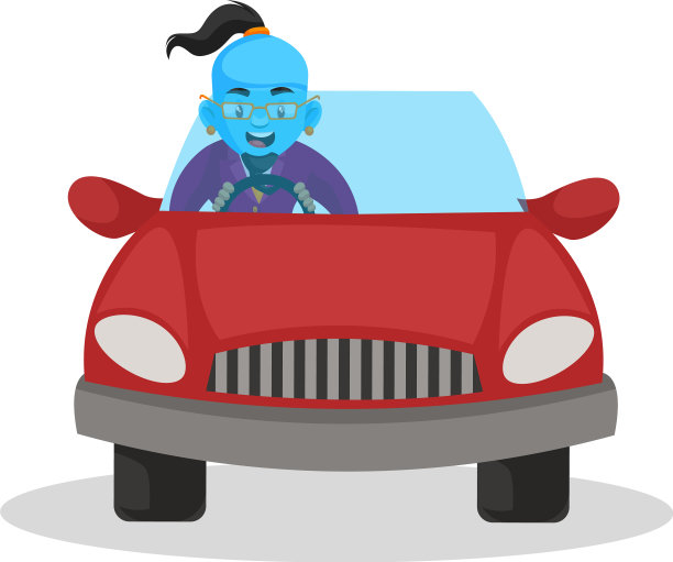 聪明精灵卡通人物图片下载