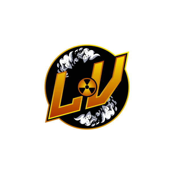 Lv标志交织电子竞技游戏气的形状图片下载