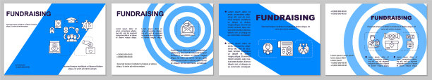 筹款手册模板图片下载