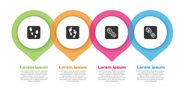 人定脚印，鞋定事业图片下载