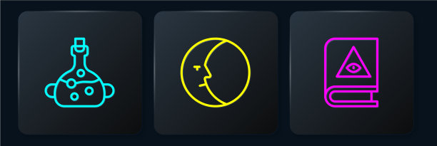 在瓶中设行毒药和古代魔法书图片下载