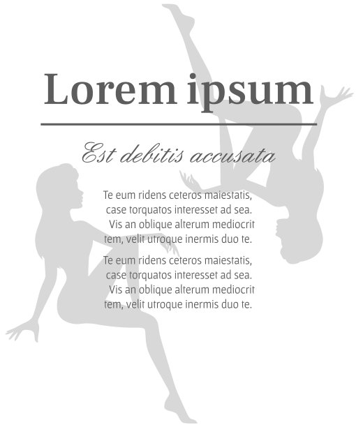 银色剪影女人坐人图标平图片下载