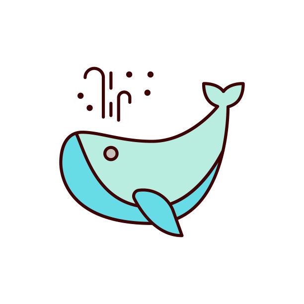 鲸鱼图标鱼图片下载