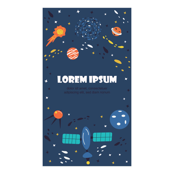 社交媒体空间背景手绘图片下载