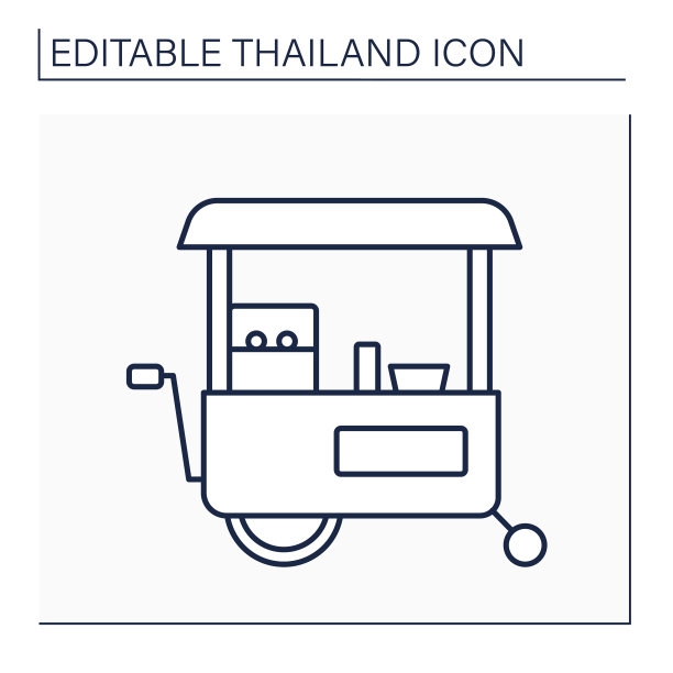 餐车线图标图片下载