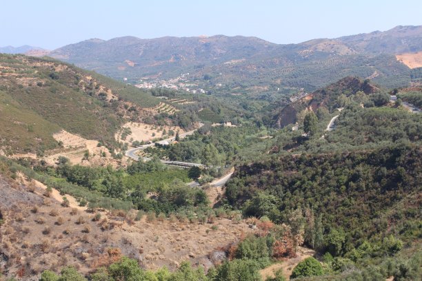 希腊的地中海风景图片下载