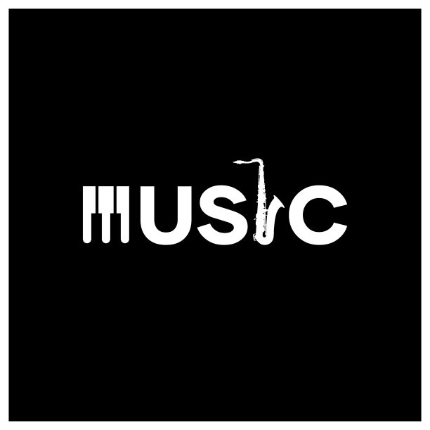 音乐标志模板音乐乐器符号图片下载