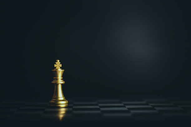 国际象棋比赛。商业、竞争、战略、领导力和成功理念。图片下载