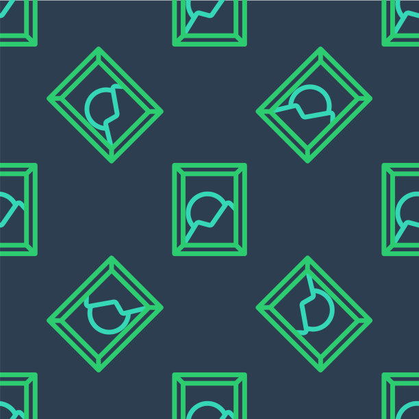 线画风景图标隔离无缝图片下载