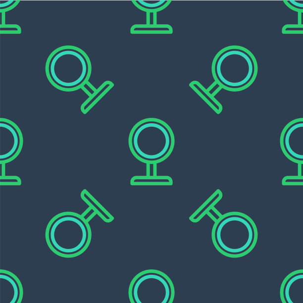 线圆妆镜图标隔离无缝图片下载