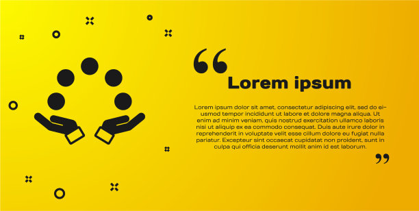 黑色杂耍球图标孤立在黄色图片下载