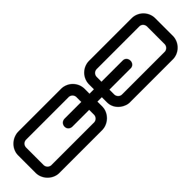 任何用途的填充线样式超链接图标图片下载