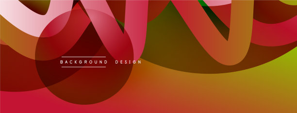 抽象交叠线和圆几何图片下载