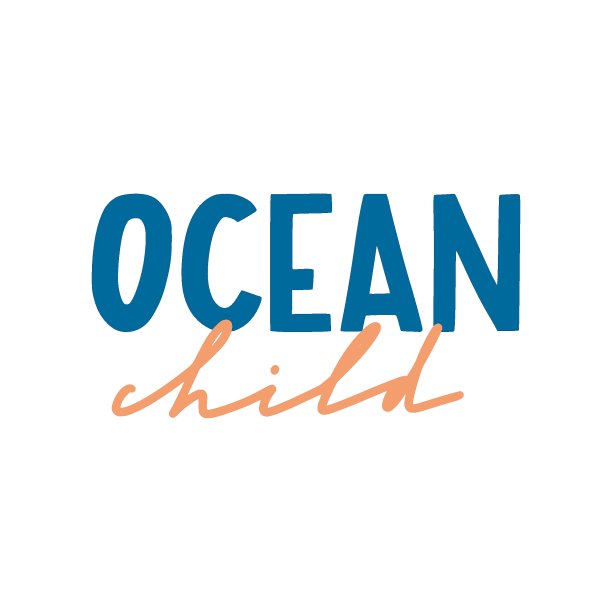 海洋的孩子。手绘励志语录图片下载