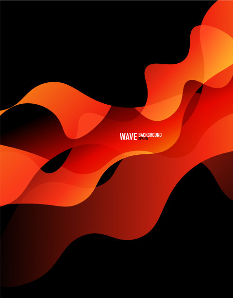 垂直流体梯度波抽象背景图片下载