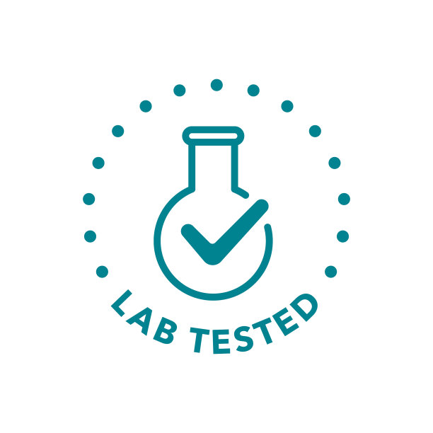 实验室测试圆形徽章图标设计图片下载