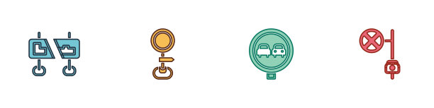 设置道路交通标志和禁止超车的道路图片下载