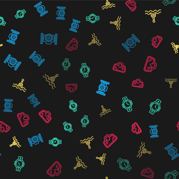 为潜水员的潜水手表设置摄影线图片下载