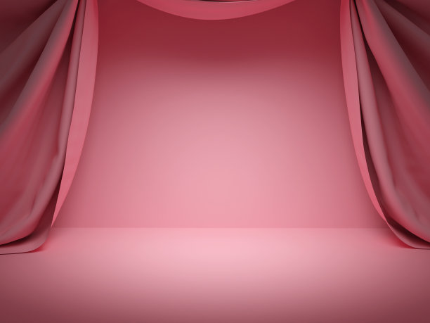 这个场景是粉红色的。三维渲染图片下载