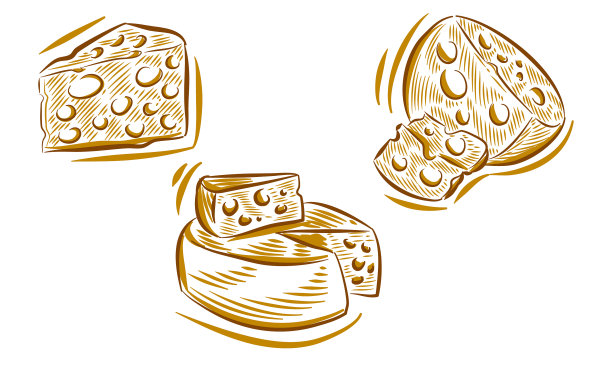 设置奶酪手绘涂鸦的品牌图片下载