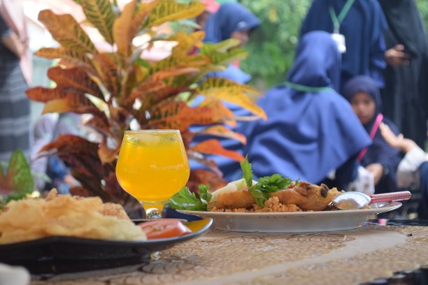 鸡肉橙汁炒饭图片下载