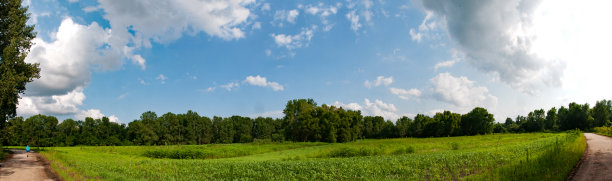 哥伦比亚谷底CA汇合小径180度全景图片下载