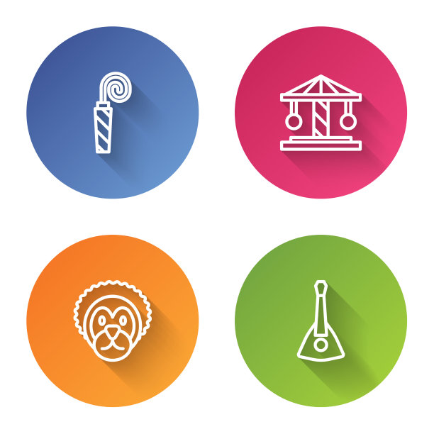 设行生日派对喇叭吸引旋转木马图片下载