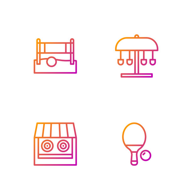 设球拍线和球道图片下载