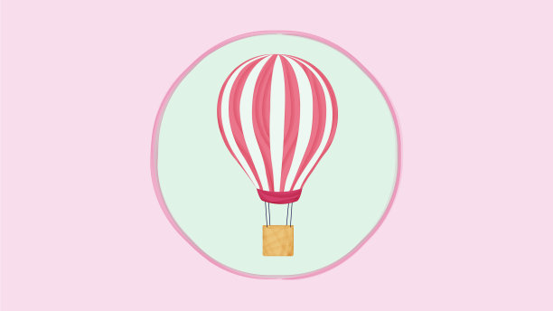 气球图标-水彩图片下载